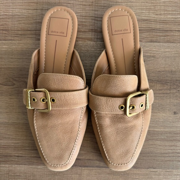 Dolce Vita - Women’s Santel Loafer Mules in Brown/Tan Leather size 8.5 - Picture 3 of 8
